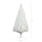 6ft. Pre-Lit Fiber Optic Color Changing Lights White Artificial Christmas Tree with Star Tree Topper